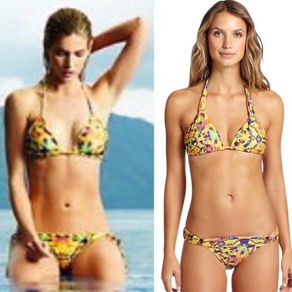 Vix Other - new last1 Vix ✦ Tri Bikini Top ✦ Watercolor Print